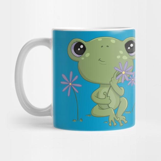 Cute Green Frog by Character Alley